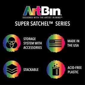 img 1 attached to 🎨 Black ArtBin Satchel Casters - 6856SW