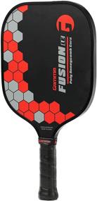 img 1 attached to Gamma Sports Pickleball Paddles: Fusion LE Pickleball Rackets - Textured Fiberglass Face - Men's and Women's Pickle Ball Racquets - Indoor and Outdoor Rackets: ~8 oz