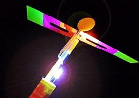 img 1 attached to 🚀 Glowing LED Flashing Slingshot Helicopter