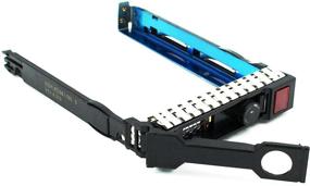 img 2 attached to 📁 2pcs 2.5" SFF SAS SATA SSD Hard Drive Carrier Tray Caddy Set for Proliant Gen8 G8 Gen9 G9 Servers