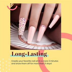 img 1 attached to Get Salon-Worthy Nails with Beetles French Tips Gel Nail Polish Kit - 6 Pack Nude 💅 Pink Glitter White Gel Polish Set - Soak Off, LED Lamp Required - Perfect DIY Home Manicure Kit