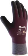 🧤 maxidry zero 56-451 cold condition work glove: thermal lining, double-dipped nitrile coating (extra large) logo