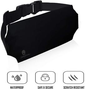 img 3 attached to CrosFace Universal Waterproof Waist Pouch: Ideal for Swimming, Snorkelling, Kayaking, and Travel - Fits iPhone 12/11/8/7/6/X/SE/XR/XS/Max, Samsung Galaxy S20/S10/S9/S8/Plus & More