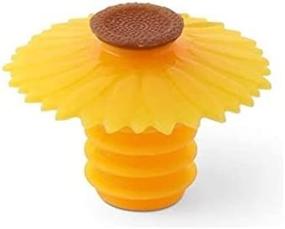 img 4 attached to 🌻 Preserve Freshness with Charles Viancin Sunflower Bottle Stopper