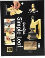 🖼️ enhance your art with speedball mona lisa simple metal leaf: gold, 18 sheets logo