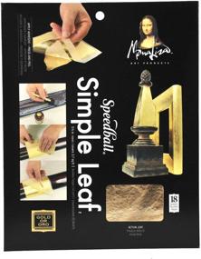 img 1 attached to 🖼️ Enhance Your Art with Speedball Mona Lisa Simple Metal Leaf: Gold, 18 Sheets