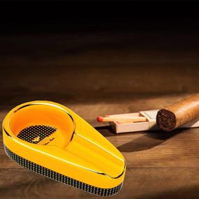 img 3 attached to 🚬 Yellow Roygra Cigarette Ashtray - S Circle 1 S