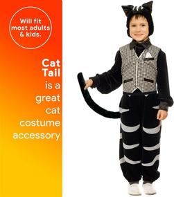 img 3 attached to 🐱 Skeleteen Cat Tail Costume Accessories: The Perfect Finishing Touch for Your Feline Look