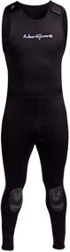 img 1 attached to 🔝 Performance-driven NeoSport Wetsuits Men's Premium Neoprene 7mm John: Unmatched Quality and Fit