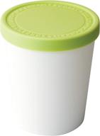 tovolo pistachio sweet treat ice cream tub: stackable, tight-fitting for improved seo logo