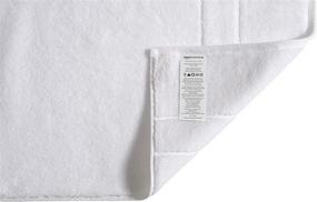 img 2 attached to Pack of 6 AmazonCommercial Turkish Cotton Bath Towels - 30 x 56 Inches, 650 GSM, White