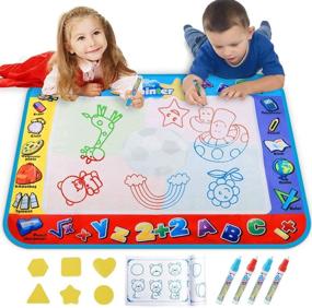 img 4 attached to 🎨 Alago Toddler Painting Set with Coloring Materials