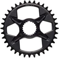 передняя звезда shimano sm crm85 direct mount black логотип