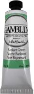 gamblin artist 37ml radiant green logo