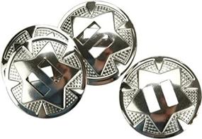 img 1 attached to 🌟 Tandy Leather Star Conchos - 1.25" (3.2cm) Nickel Plated - Pack of 10 (1320-02)