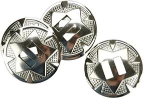 img 2 attached to 🌟 Tandy Leather Star Conchos - 1.25" (3.2cm) Nickel Plated - Pack of 10 (1320-02)