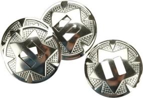 img 3 attached to 🌟 Tandy Leather Star Conchos - 1.25" (3.2cm) Nickel Plated - Pack of 10 (1320-02)