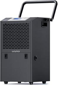 img 4 attached to Waykar 155 Pints Commercial Dehumidifier for Large Spaces – Efficient Moisture Removal in Basements, Libraries & Whole House