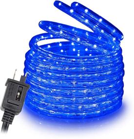 img 4 attached to 🔵 WYZworks Blue LED Extendable Rope Lights - 150ft Length, 1/2" Thickness, Pre-Assembled - 10ft, 25ft, 50ft, 100ft Options - ETL Certified for Christmas Holiday Decoration Lighting