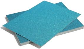 img 2 attached to Sparkle and Shine with 24 Pack of Blue Glitter Cardstock Paper for DIY Crafts and Art Projects!