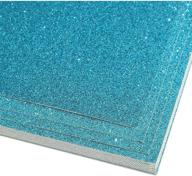 sparkle and shine with 24 pack of blue glitter cardstock paper for diy crafts and art projects! logo