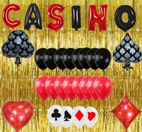 img 4 attached to 🎰 TOYFUL's Ultimate Casino Party Decorations Set: Las Vegas Themed Casino Night Favors and Supplies