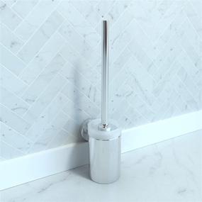 img 2 attached to Hansgrohe Chrome Toilet Brush with Holder - Easy Installation, 15-inch Modern Coordinating Bathroom Accessory (40522000)