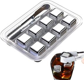 img 4 attached to Stainless Steel Reusable Whiskey Silicone