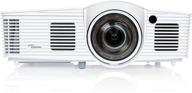 📽️ optoma eh200st full 1080p 3d short throw projector - 3000 lumens, 20,000:1 contrast ratio, mhl-enabled hdmi port (white) logo