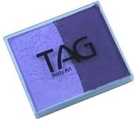 tag face and body paint - 50g split cake in lilac and purple logo