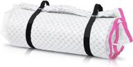 🛏️ twin/twin xl mattress vacuum storage bag with straps - ideal for foam latex mattresses, moving, storage & shipping - fits 10 inches mattress logo