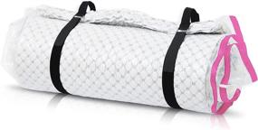 img 4 attached to 🛏️ Twin/Twin XL Mattress Vacuum Storage Bag with Straps - Ideal for Foam Latex Mattresses, Moving, Storage & Shipping - Fits 10 inches Mattress