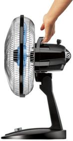 img 2 attached to Rowenta VU2631 Turbo Silence Table Fan: Powerful 4-Speed Portable Fan with User-Friendly Turn Dial