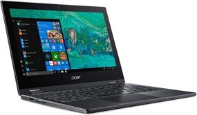 img 2 attached to 💻 Renewed Acer Spin 1 SP111-33 Ultra Slim Touch 2-1 Laptop: Intel Processor, 4GB RAM, 64GB SSD, 11.6in HD LED, Windows 10 S Mode