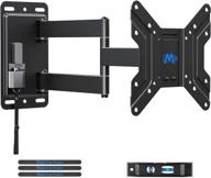 rv tv mount | lockable motorhome tv wall mount for 17-43 inch tvs | full motion unique one step lock design | supports 44 lbs | compatible with camper trailer, boat, truck | 200mm vesa | black logo