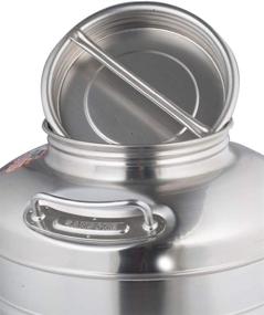 img 1 attached to Premium Sansone Stainless Steel Water Dispenser - 6.6 Gallon, 25 Liters, Silver Spigot Included