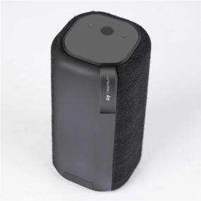 img 1 attached to 🔊 TREFAN Portable Bluetooth Speaker - Fabric Wireless Speaker with 10W Output Power, Built-in Mic (Black)