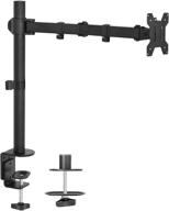 🖥️ vivo single 13-27 inch lcd monitor desk mount stand - fully adjustable, tilt, articulating - holds 1 screen (stand-v001) logo