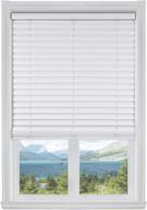 calyx interiors cordless vinyl blinds, 34x60, white - a04cs41340600 логотип