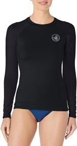 img 3 attached to 👚 UPF 50+ Long Sleeve Rashguard for Women - Body Glove Women's Smoothies Sleek Solid