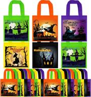 🎃 halloween non woven handles by cooraby: durable and convenient for trick-or-treating! logo