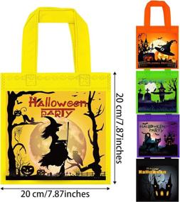 img 3 attached to 🎃 Halloween Non Woven Handles by Cooraby: Durable and Convenient for Trick-or-Treating!