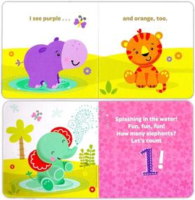 img 1 attached to Fisher-Price Baby Toddler Board Books Set - ABC, Colors, Numbers, Opposites
