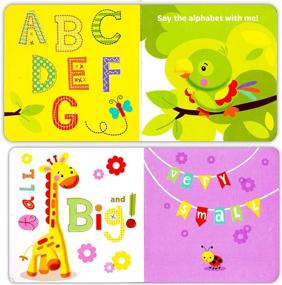 img 2 attached to Fisher-Price Baby Toddler Board Books Set - ABC, Colors, Numbers, Opposites
