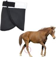 🐎 yuyuso single hock shield protector - neoprene support wrap for horse hock boot logo