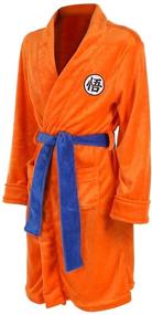 img 1 attached to 🛀 Goku Bathrobe Characters: Orange Men's Clothing for Better SEO