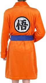 img 2 attached to 🛀 Goku Bathrobe Characters: Orange Men's Clothing for Better SEO