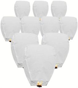 img 4 attached to 🎐 ZZOR (10 Pack) Chinese Sky Lanterns - Ideal for Memorial, Wedding, Eco-friendly Releases!