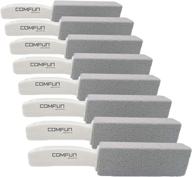 pumice stone toilet cleaner with handle - pack of 8 by comfun logo