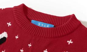 img 2 attached to SSLR Crewneck Pullover Christmas Sweater Boys' Clothing at Sweaters